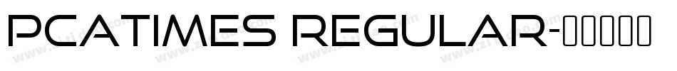 PCATimes Regular字体转换
